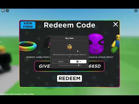Sniping Mini Gogithy Head Cat #855 (Roblox Free UGC Limited)