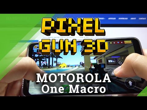 PIXEL Gun 3D Gameplay on Motorola One Macro – Efficiency Test