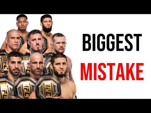 Biggest Career Mistake Made By Every UFC Champion
