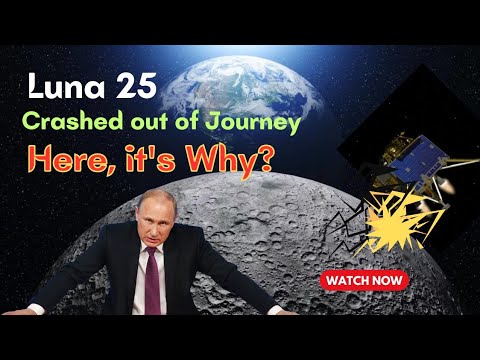 Unfortunate.. Luna 25 Crashed out of Journey,  Here it's Why..? #video #luna25 #crashlanding