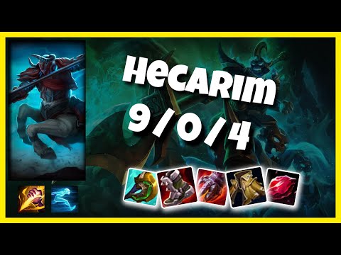 Hecarim vs Taliyah NA Challenger JUNGLE (9/0/4) - v11.2