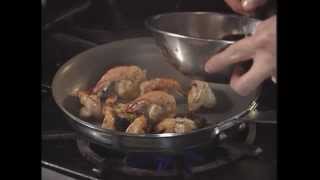 Great Chefs Great Cities: Shrimp with Sweet Toasted Garlic Prunes and Pecans by Rick Bayless