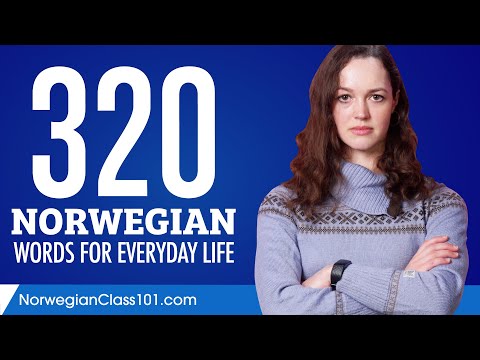 320 Norwegian Words for Everyday Life - Basic Vocabulary #16