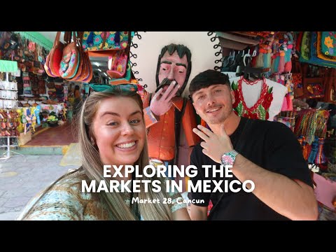 Daytime TOURIST Market Tour in Cancun, Mexico | The Best & SAFEST place to buy Souvenirs!