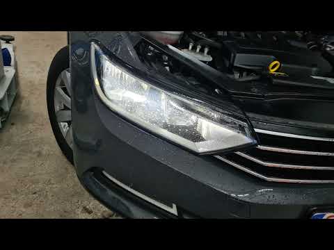 VW Passat Variant mit Osram LED Night Breaker Vorher / Nachher