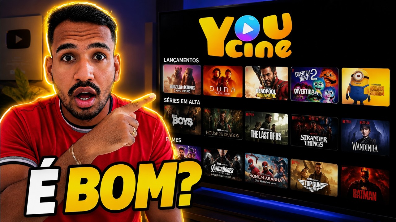 MINHA OPINIÃO SOBRE O YOUCINE GRÁTIS!YOUCINE FUNCIONA? YOUCINE É BOM? TESTEI POR ALGUNS DIAS!