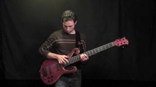 Xylem 6 String Bass Solo - Villex Pickups, Delay, Tapping