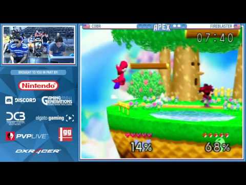 Apex 2016: SSB64 Top 8 Cobr Vs. Fireblaster