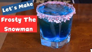 Make a snowman, Frosty The Snowman a Christmas cocktail for grownups.