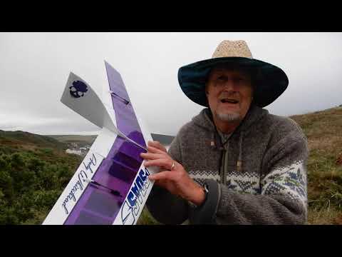 First  Flight of a prototype wing in a bag  radio control glider