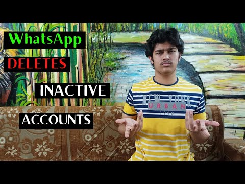 What happens if a WhatsApp account remains inactive for 45 days?