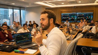30 traders olhando cada decisão