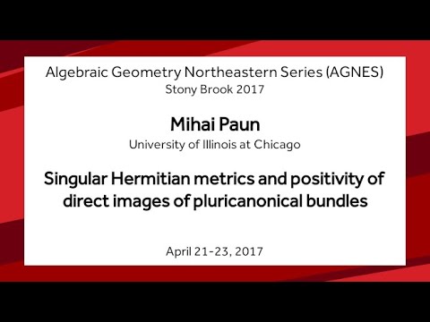 Singular Hermitian metrics and positivity of direct images of pluricanonical bundles - Mihai Paun