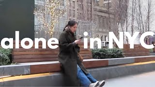 alone in new york vlog 🚕🗽solo trip and exploring the city