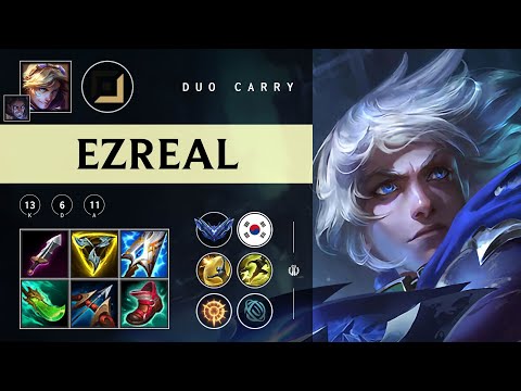 Ezreal ADC vs Lucian - KR Diamond Patch 25.24