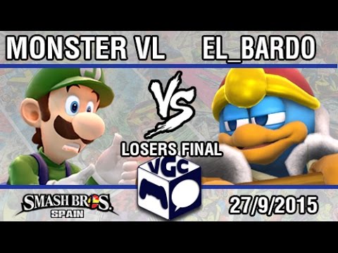 VGC2015 - Monster VL (Wario, Luigi, Sheik) VS El_Bardo (Dedede) SSB4 Losers Final - Top 8