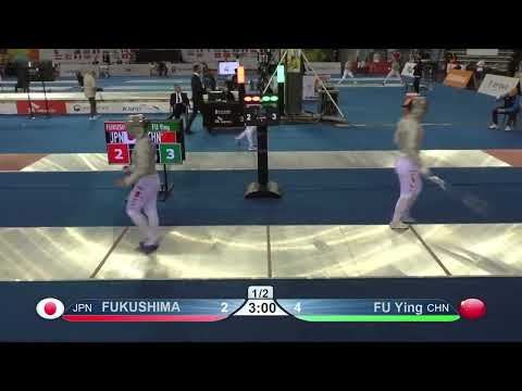 Seoul Grand Prix 2023 SWS - L64 - Fukushima Shihomi JPN v Fu Ying CHN