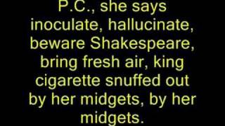 Manic Street Preachers - P.C.P. (lyrics)