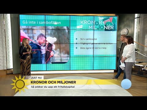 Så slipper du stressa över pengar – spara dig till ett frihetskapital - Nyhetsmorgon (TV4)