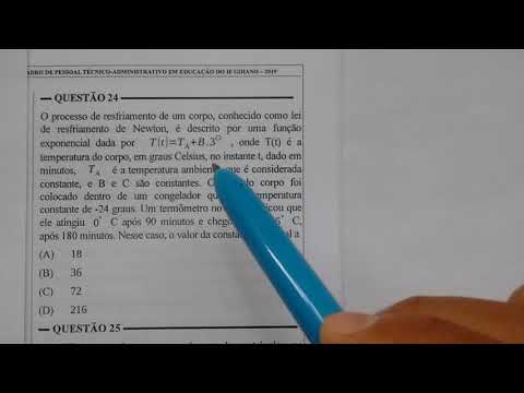 Prova de Matemática- Pedagogo - IF Goiano 2019