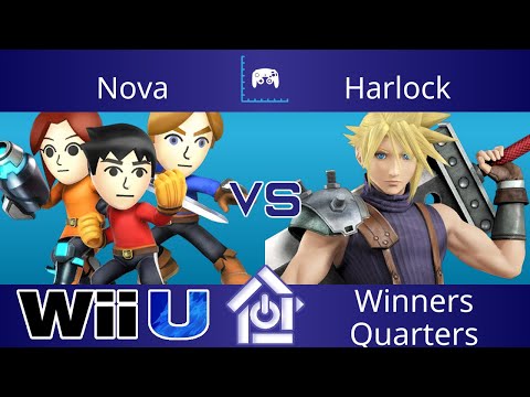 Typo @ The Lab 10/5/17 - Nova (Mii Fighter) vs Harlock (Cloud) - Smash 4 Winners Quarters
