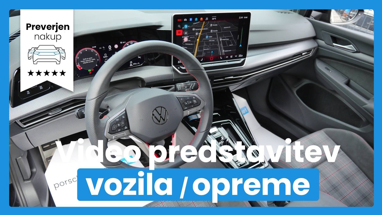 Volkswagen Golf 2.0 TSI DSG GTI - SLO - HARMAN KARDON - 360°