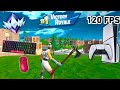 Fortnite Unreal Ranked Reload On PS5 Slim Keyboard Mouse Gameplay 120 FPS 4K