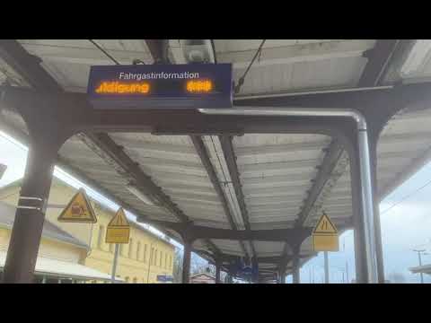 27. März 2023: So sieht der Streik am Montagmorgen auf dem Bahnhof Hoyerswerda aus