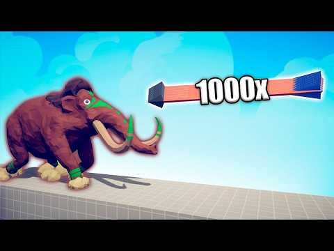 MINOTAUR & MAMMOTH vs 1000x OVERPOWERED UNITS - TABS | Totally Accurate Battle Simulator 2025