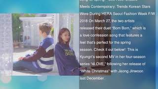 Watch: 9MUSES’s Kyungri And Choi Nakta Team Up For Sweetly Romantic “Bom Bom” MV