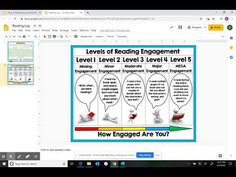 Reading Log Student Tutorial