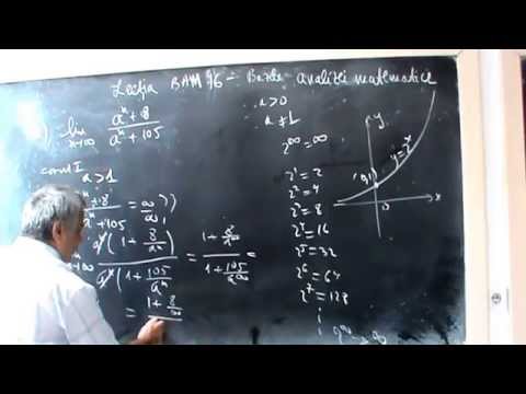 Lectia numarul   BAM 76 - Limita de sir pentru exponentiala