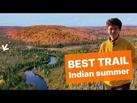 Algonquin Park Indian Summer Is Unreal | Booth's Rock Trail | What Locals Love in Huntsville