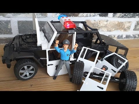 Bruder Police Car Assembly - Police car toy play for kids / police car toy rescue