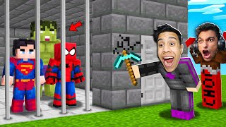 ماين كرافت انقاذ جيش الأبطال الخارقين مع عبده ماندو البطل خارق !???? ???? - Craft Super Hero