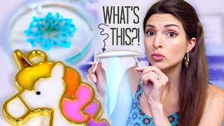 Testing UV RESIN Craft Kit - Epoxy Charms with a Nail Lamp?!