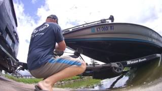 How to unload and load your bass boat.