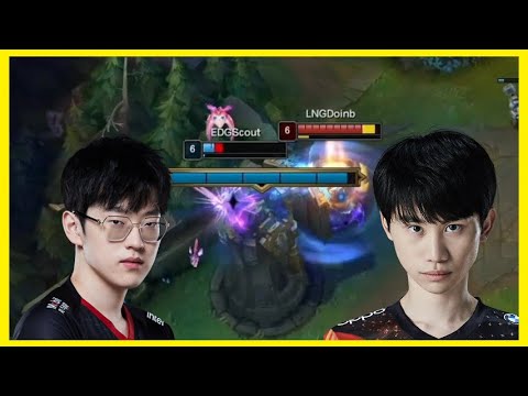 Doinb Solokills Scout in LPL Playoffs elim #lpl