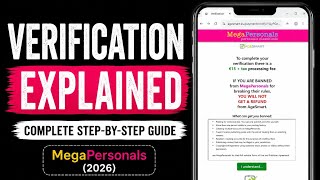 MegaPersonals Account Verification Guide | Beginner Tutorial 2026
