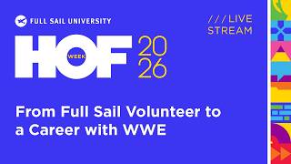 From Full Sail Volunteer to a Career with WWE | Full Sail University