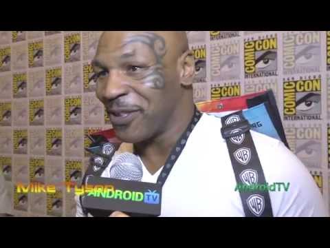 Mike Tyson at Comic Con AndroidTV press day