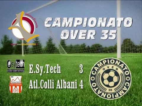 CAMPIONATO OVER 35 - SERIE A PLAYOFF QUARTI DI FINALE - E.SY. TECH VS ATL. COLLI ALBANI