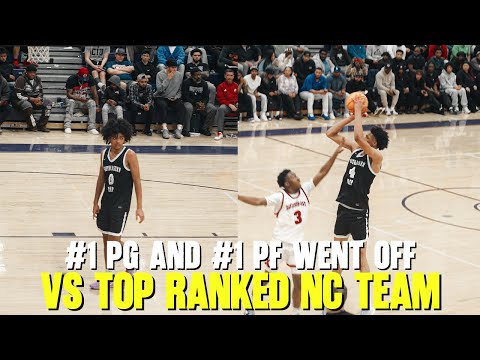 #1 PG Beckham Black & #1 PF CJ Rosser GO OFF vs Top Ranked NC Team