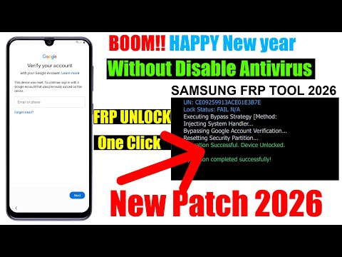 New Method 2026 Samsung FRP Bypass Tool Android 15/16 | All Samsung FRP Unlock 100% Working Method✅