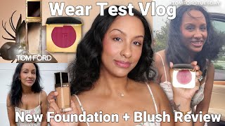 Tom Ford Architecture Radiance Foundation & Black Orchid Crème Blush Wear Test Mo Makeup Mo Beauty