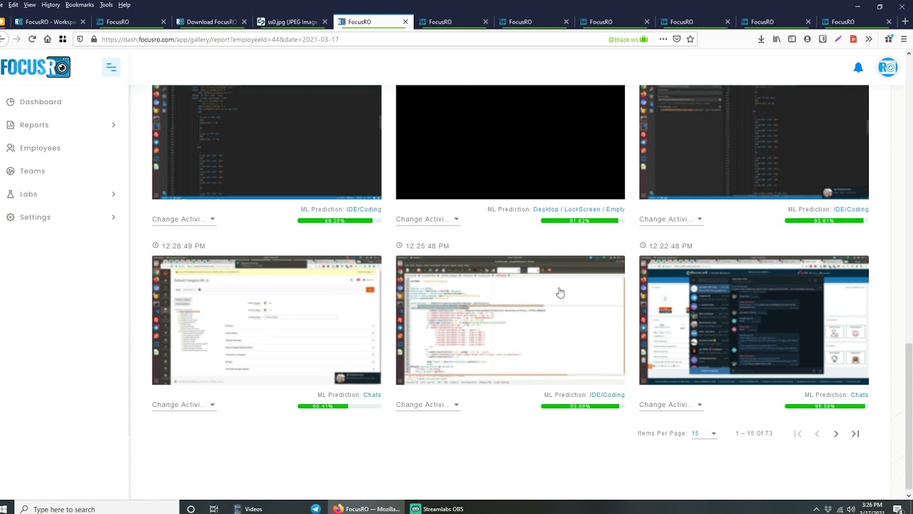 FocusRO Company Dashboard Demo