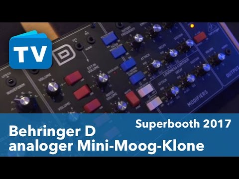 Superbooth 2017 Behringer D analoger Synth first look mit Timo von ask audio