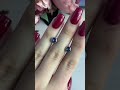 Серебряные серьги с мистик топазом 0.73ct