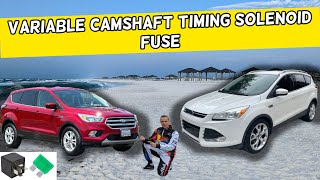 FORD ESCAPE VARIABLE CAMSHAFT TIMING SOLENOID FUSE 2013 2014 2015 2016 2017 2018 2019