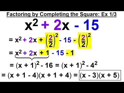 Algebra Ch 6 Factoring 1 of 55 What is a Factor